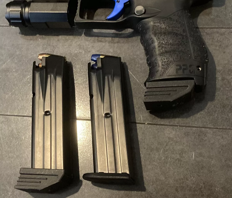 Extended Magazine Baseplate For Walther PPQ