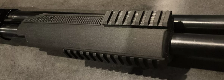 Mossberg 500 (Handguard Factory Pinned) Picatinny fore stock with removable rail