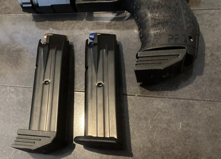 Extended Magazine Baseplate For Walther PPQ