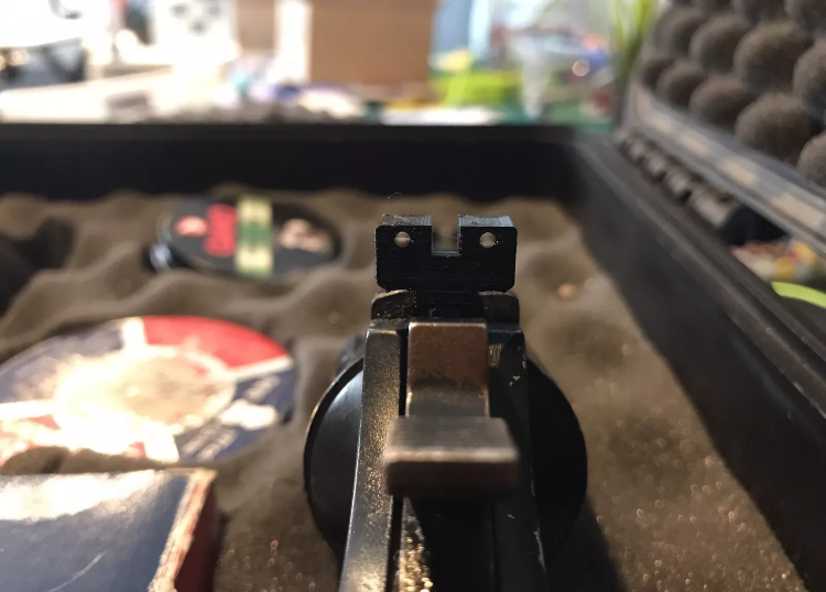 Crosman 38T 38C rear sight. 3 Dot Style