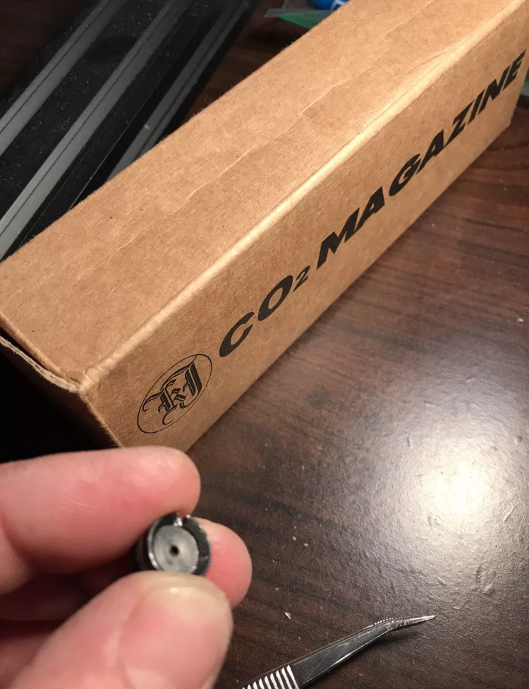 KJ Works P-09 CO2 Bottle Seal Kit. Made From NinjaTek TPU. DIY Airsoft. Part #62