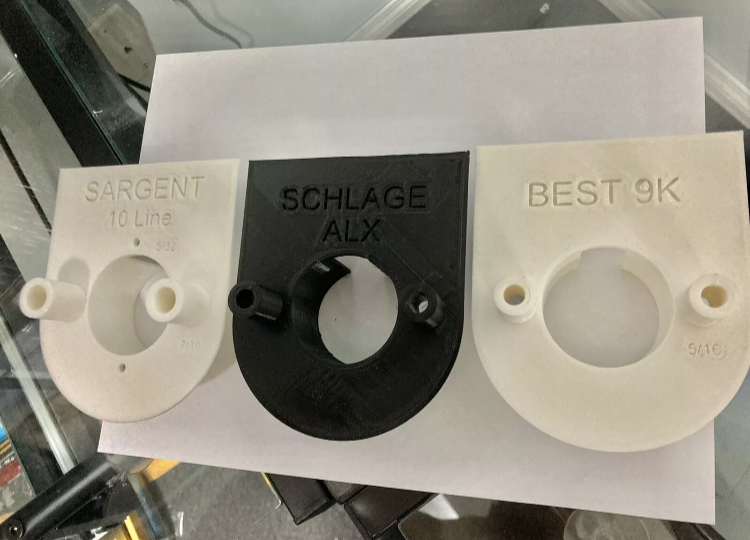Door Lock Boring Jigs- Schlage, Best, Sargent