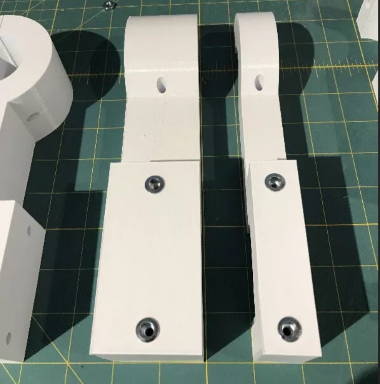 Balcony Patio Umbrella Bracket + stainless steel hardware. Removable/no damage